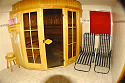 Sauna im Clubhotel Ollywood